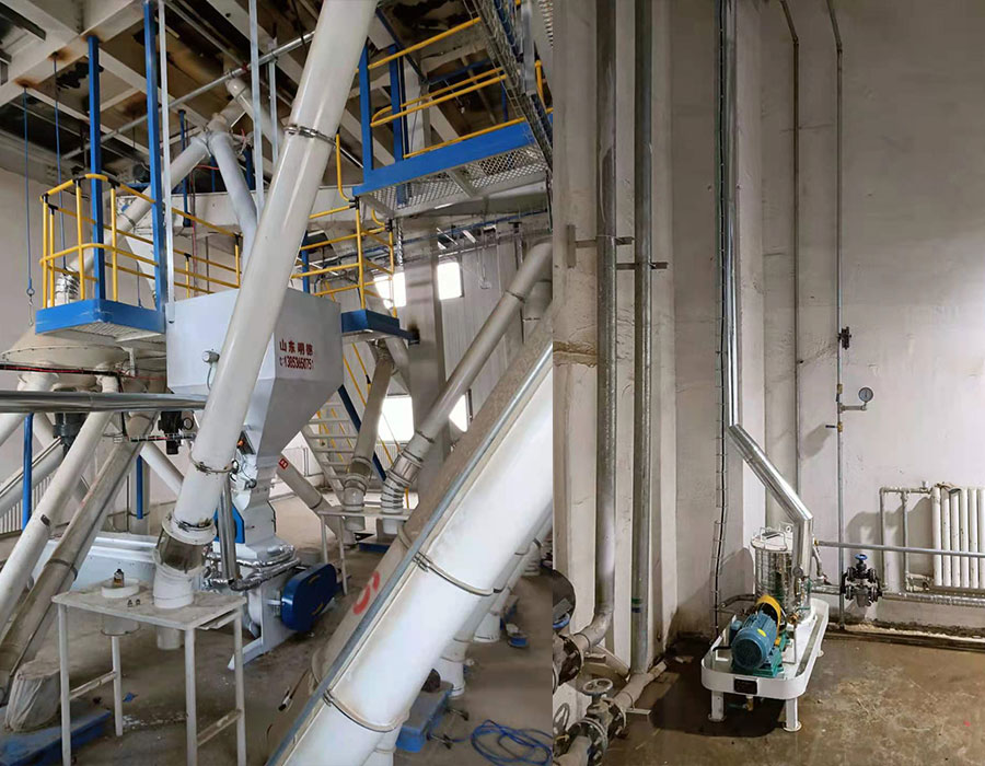 新疆和田康达饲料有限公司油脂后喷系统